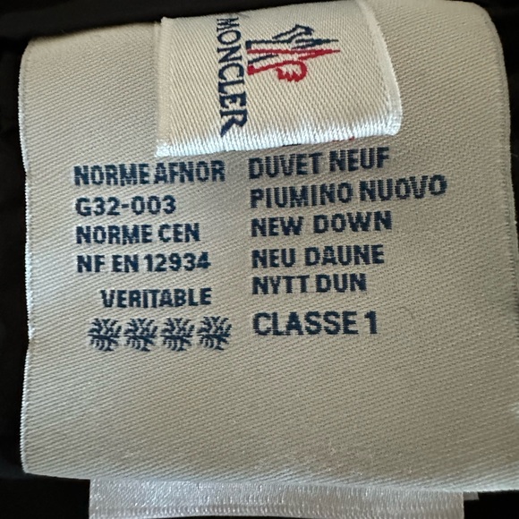 Moncler 3/4 winter coat with fur detailing - Picture 5 of 7